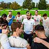 Jetzt hört mal alle her: Trainer Klaus Gallmann schart seine Jungs nach dem Heimspiel in der Vorrunde gegen den VfR Hausen um sich. ...
