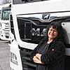 Silvia Eha ist leidenschaftliche Lkw-Fahrerin. Ohne sie wäre manches Haus nie gebaut worden: Mit ihrem MAN kutschiert sie Zement von der ...