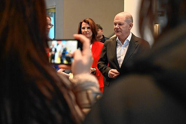 Bild 31: Kanzler Scholz besucht den Hochrhein - das sind die eindrücklichsten Bilder