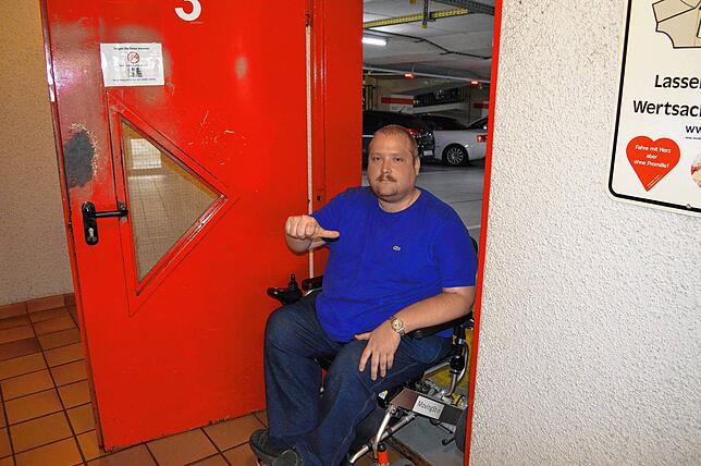 Geht so: Einen waagrechten Daumen gibt es für die Kornhaus-Parkgarage.