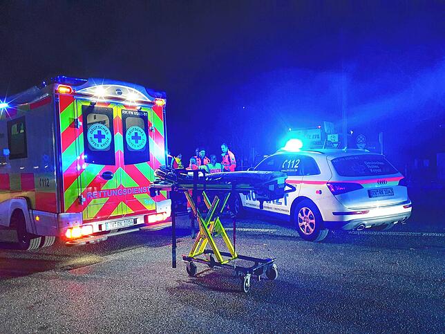 Zahlreiche Rettungskräfte waren im Einsatz.