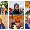 Sie finden es wichtig, dass bei Weihnachten im Tierheim das Tierwohl im Mittelpunkt steht (oben von links): Daniel Rege und Deborah ...