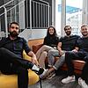 Die Freunde Deniz Mert, Stefanie Bay, Yakup Mert und Clemens Velten (von links) eröffnen am Augustinerplatz das Restaurant ...