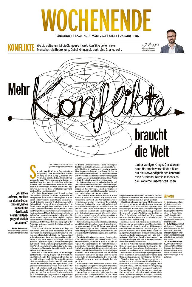 Newspaper-Award: Print Sektions-Titelseite Regionalzeitung
