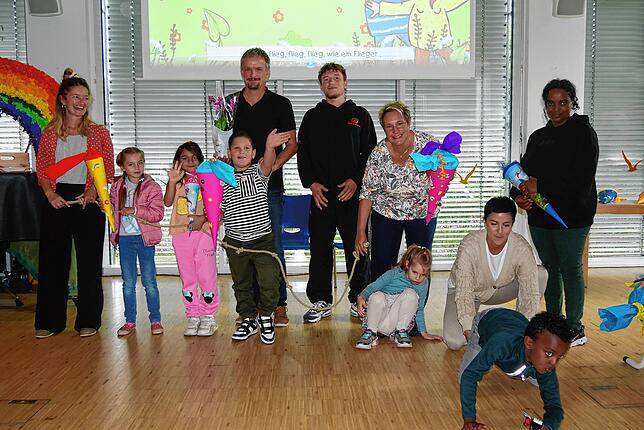 Das sind die Schützlinge von Klassenlehrerin Viola Keller und Klassenlehrer Benjamin Richert.