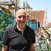 Hat keine Höhenangst auf dem Gerüst des Münsters: Stadtpfarrer Heinz Vogel muss das Hausherrenfest 2021 aus Gründen der Pandemie unter ...