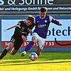 Immer besser in Schwung: Beim Spiel gegen Nöttingen bestätigte Leon Albrecht (links), hier im Zweikampf mit Simon Kranitz, seinen ...