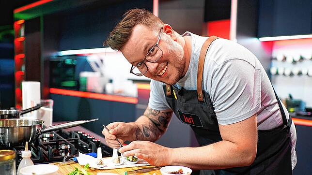 Jari Dochat aus Konstanz ist Kandidat bei der Fernsehsendung &bdquo;The Taste&ldquo;. Bild: Sat.1/Jens Hartmann
