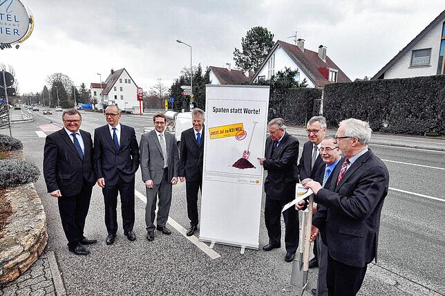 Oktober 2013: Sie kämpfen im Bündnis Pro B31 für eine baldige Realisierung der Umgehungsstraße zwischen Friedrichshafen und Immenstaad ...