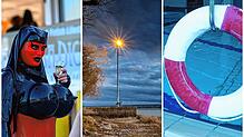 Bild : Blinkende Lichter und begrenzte Plätze: So war die Woche im Bodenseekreis