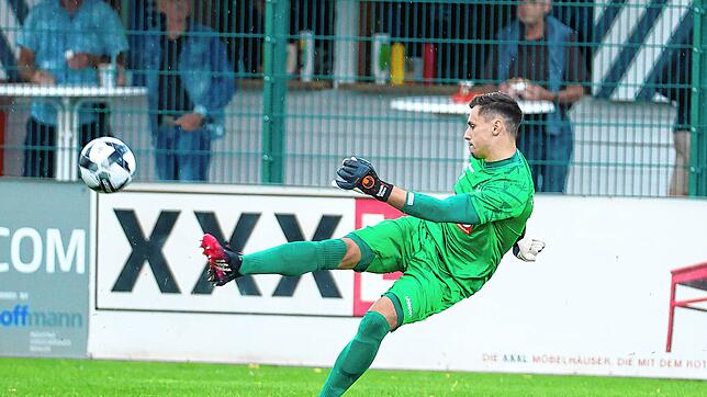 FC 08-Torhüter Dennis Klose blieb in drei Villinger Heimspielen in Folge ohne Gegentreffer.
