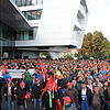 Nichts ging mehr vor dem ZF-Forum, als sich 5000 ZF-Mitarbeiter dort am Mittwoch versammelten.