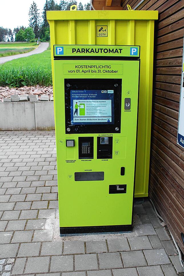Der neue Automat gilt als nutzerfreundlich. Allerdings ist er gelbgrün. Das stört die Verantwortlichen der Stadt Bräunlingen