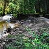 So sieht es am Schwarzenbächle nach der Baumaßnahme aus: Links fließt der Bach im natürlichen Gefälle ab, rechts befindet sich der ...