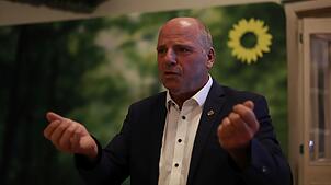 Will weiterhin Zugpferd der Grünen sein: Martin Hahn beim parteiinternen Werben um die Kandidatur für die Landtagswahl 2026.