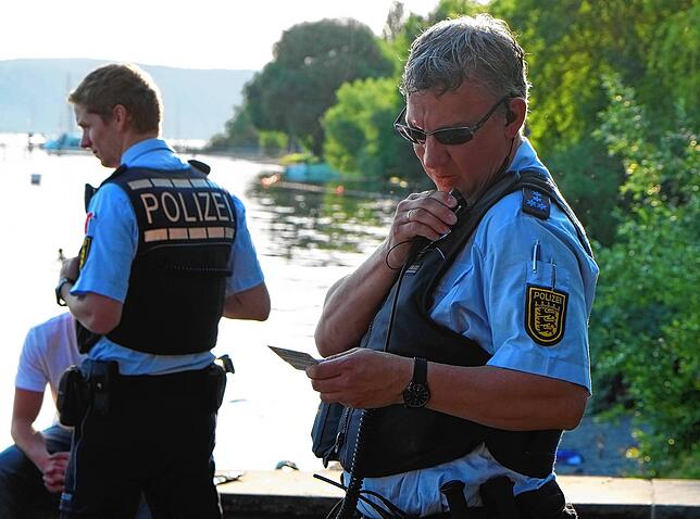 2018, als dieses Foto entstand, war die Polizei mit nächtlichen Gelagen im Thermepark und im Schulzentrum beschäftigt.