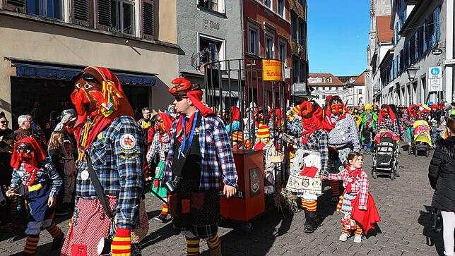 Bild 27: Kinderumzug 2023: Der Rosenmontag gehört den kleinen Mäschgerle
