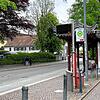 An der einer Pagode nachempfundenen Haltestelle an der Konzilstraße kam es zu dem Übergriff.