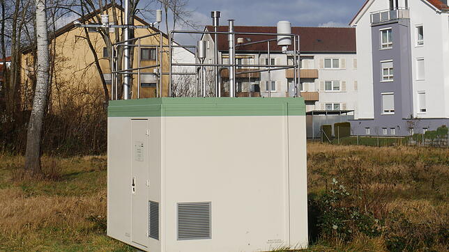 Die Messstation der Landesanstalt für Umwelt in Friedrichshafen steht in der Ehlersstraße.