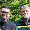 Generationswechsel im Donaueschinger Stadtwald: Simon Fesenmeyer (links) löst seinen Vater Hans-Peter Fesenmeyer als Revierförster ab.