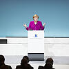 Bundeskanzlerin Angela Merkel bei der Eröffnungsrede.
