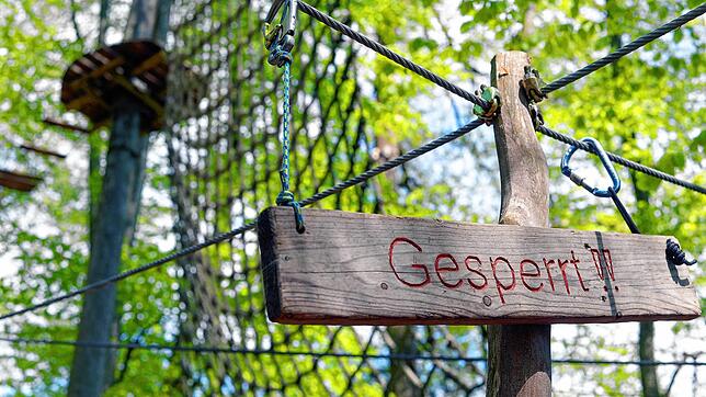 Obwohl bei der Nutzung eines Kletterparks selbst unter Normalbedingungen kaum Ansteckungen möglich wären und die Betreiber zusätzlich ...