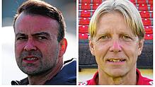 Trainer David D‘Incau (linkes Bild) verlässt die SG Dettingen-Dingelsdorf und geht zum SC Konstanz-Wollmatingen, sein Nachfolger bei der ...
