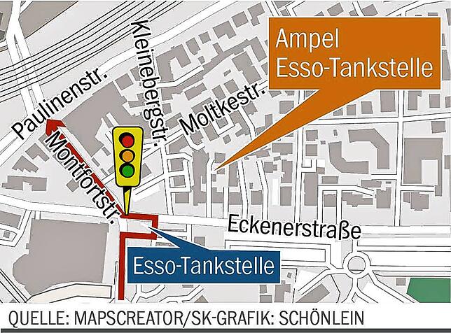 Bild 3: Hätten Sie&lsquo;s gedacht? Rote Ampel umfahren &ndash; und die Bußgeldstelle hat keine Handhabe