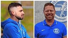 Das neue Trainerteam des Hegauer FV: Rodolfo Piraino (links) und Lars Kohler.