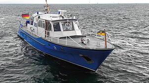 Ein Boot der Wasserschutzpolizei auf dem Bodensee. Hier ein Archivbild.