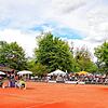 Der Tennisclub Radolfzell feiert sein 100-jähriges Bestehen am 26. Juli ab 11 Uhr auf seiner Anlage auf der Mettnau. Foto: Peter Baur