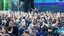 Bild : Saltatio Mortis heizten dem Publikum ein – hier gibt‘s die besten Fotos vom Hohentwielfestival