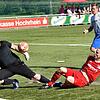 Abschiedsspiel: Lucas Geng (Mitte) erzielte in seinem letzten Spiel noch ein Tor für den FC RW Weilheim. Er hatte damit maßgeblichen ...