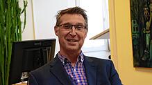 Bürgermeister Joachim Burger hält einen Rückblick über die erste Hälfte seiner Amtszeit als Bürgermeister.