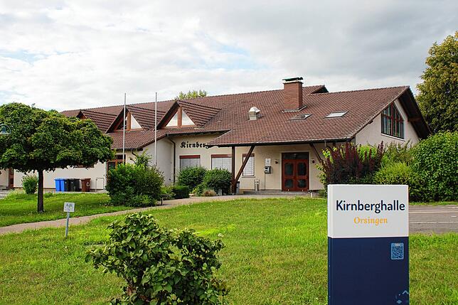 Die Kirnberghalle in Orsingen ist eine Allzweckhalle. Hier finden viele Veranstaltungen statt.