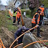 Flächendeckend wurde in Volkertshausen ein Glasfasernetz errichtet. Die Firmen UGG (Unsere grüne Glasfaser), Allianz und Teléfonica ...