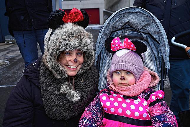 Bild 10: So bunt ist der Kinderumzug beim Dauchinger Narrentreffen