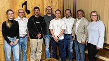 Der neue Kreisvorstand der FDP Waldshut (von links): Nathalie Wagner (stellvertretende Vorsitzende, neu), Camilo Aranguren ...