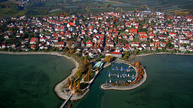 Immenstaad aus der Vogelperspektive.