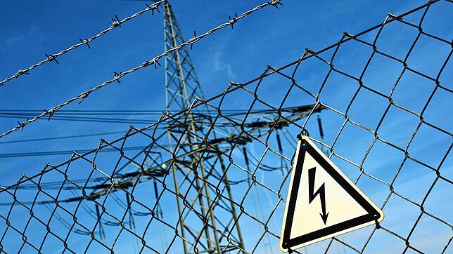 Ein Gefahrenschild für Elektrizität. (Symbolbild)