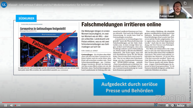 Ein Beispiel aus dem SÜDKURIER.