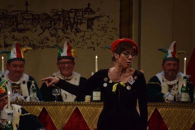 Bild 43: Bilder von der Narrengerichtsverhandlung gegen Annegret Kramp-Karrenbauer (1)