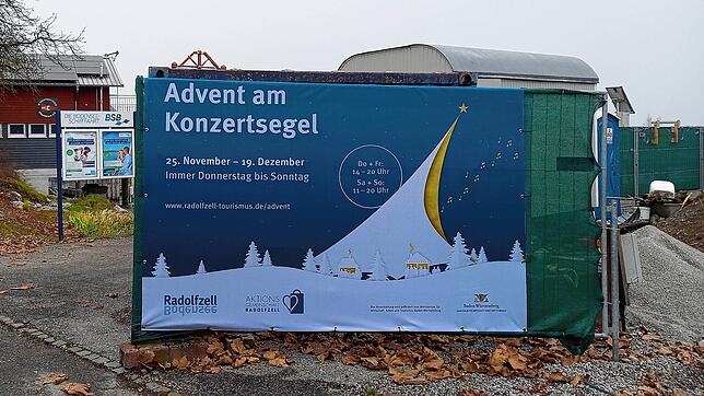 So wurde in der vergangenen Woche noch für die Veranstaltung am Konzertsegel geworben. Mittlerweile steht fest: Sie kann nicht ...