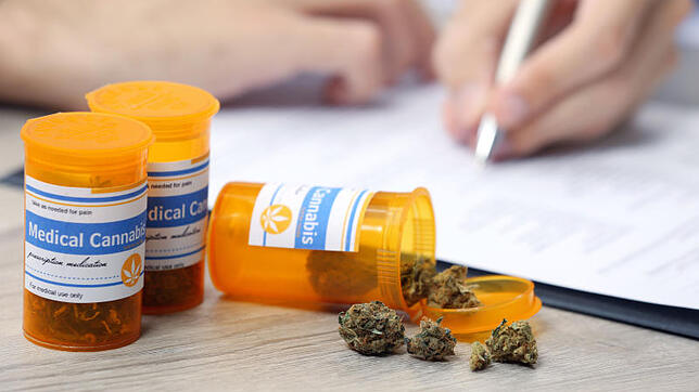 In kleinen Dosen geliefert: medizinisches Cannabis.