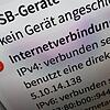 (Symbolbild) Fehlermeldung bei der Internetverbindung: Die Stadtwerke versichern in einer Pressemitteilung: „Es steht ein zuverlässiges ...