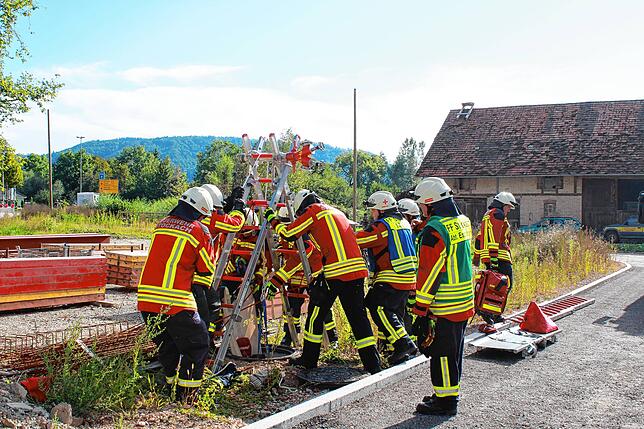 Bild 27: Jahreshauptübung der Feuerwehrabteilungen Wahlwies und Espasingen