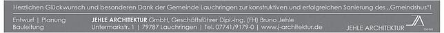 Bild 6: Einweihung Gmeindshus Oberlauchringen : Eröffnung mit einem Tag der offenen Tür