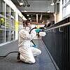 Ein Umsatztreiber in Pandemiezeiten: Die von Wagner neu entwickelte Sprühtechnologie für Desinfektionsmittel.