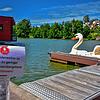 Mit diesem Hinweisschild informiert die Stadtverwaltung, dass der Klosterweiher für den Badebetrieb derzeit gesperrt ist. Wie lange die ...
