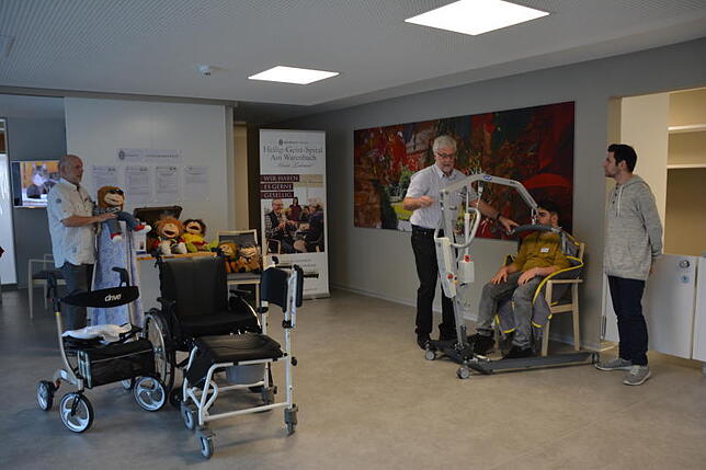 Auch in der Ergotherapie des neuen Altenheims am Warenbach ist alles auf modernsten Stand.